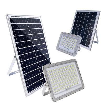 중국 Hot Selling High Lumens 50w 100w 150w 200w Polycarbonate Solar Power Landscape Solar Flood Lights Outdoor Garden LED Light Lamp 판매용