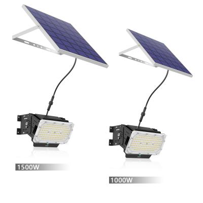 China Garden LUXINT Outdoor 3 Times Brightness 1000W IP67 Led Solar Flood Lights With 6V zu verkaufen