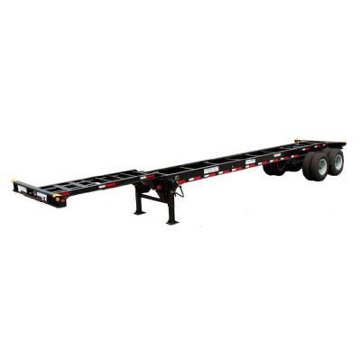 China Combination Truck Trailer Shipping Container Trailer Link Gooseneck Chassis Scrum Trailer for sale