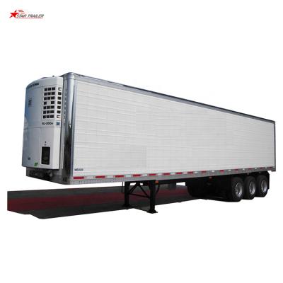 China Truck Trailer Star Brand Trailer Star Brand Container Cold Storage Refrigeration Van Trailer Semi Truck For Meat for sale