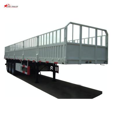 China Truck Trailer Star Trailer Cargo Drop Side Transport Chassis Truck Semi Trailers Prices For Sale for sale