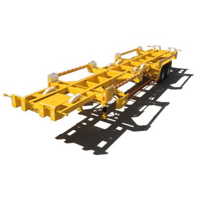 China Good Design Hot Selling 14.2 Meter Terminal Chassis Truck Trailer High Attendance For Container Port for sale