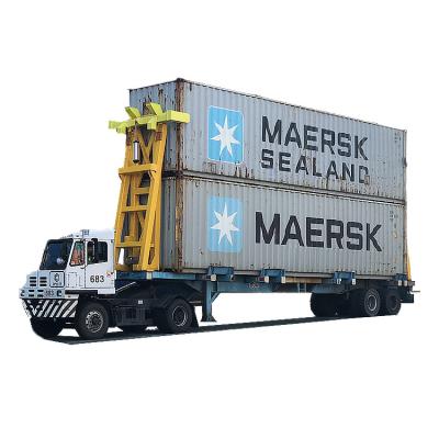 China Sturdy Flatbed Truck Trailer Chinese Supply 80cbm Container Trailer For Cargo Transportation for sale