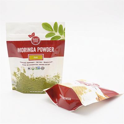 China Wholesale Customized Barrier Resealable Stand Up Food Packaging Powder Bags With Zipper for sale