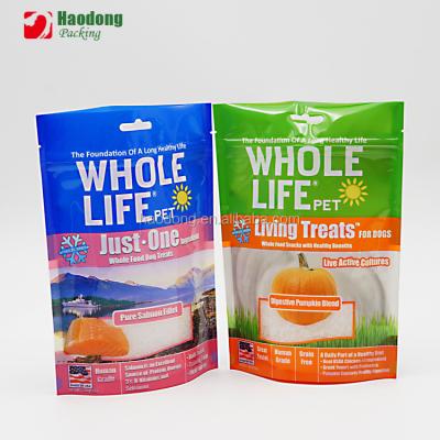 China Moisture Proof Color Printing Snacks Pet Food Packaging Mylar Plastic Bags for sale