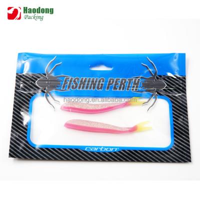 China ISO Food Grade Small Zip Lock Moisture Proof Safe Plastic Bag For Soft Silicon Lures for sale