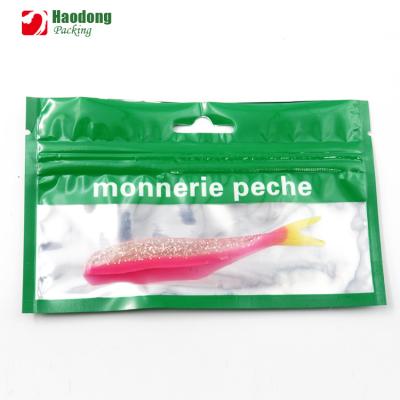 China Moisture Proof Chinese High End Custom Printed Bait Plastic Ziplock Fish Lure Bag for sale