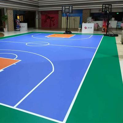 China Playground 4.5mm PVC Sports Flooring For Badminton Court for sale