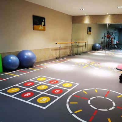 China Eco - Friendly Custom Design 360 Functional Training Floor 2mm PVC Gym Flooring for sale