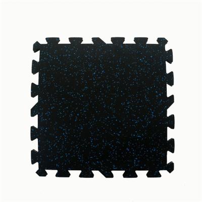 China Modern Anti Slip Acoustic Rubber Flooring Mats For Gym Recycled Rubber Tile for sale