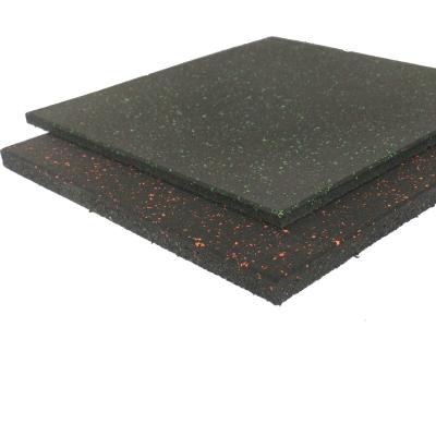 China Rubber Gym 50mm Thick Environment Friendly Fitness Flooring Rubber Mat For Car Parking For Outdoor for sale