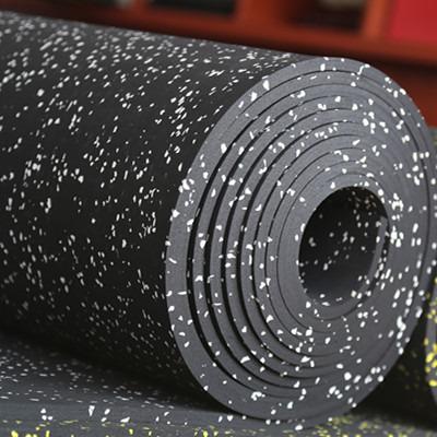 China Modern FREE Sample-shock absorber Sound Insulation Rubber Roller Gym Flooring Underlay Sports Rubber Flooring Roll for sale