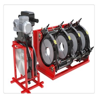 China Restaurant.Constraction Work Manual 4 Clamps 63mm 200mm HDPE Plastic Pipe Butt Fusion HDPE Welding Machine for sale