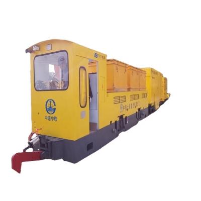 China 85T Train Underground Mine Tunnel Driving Battery Locomotive 9184*2000*3300mm for sale