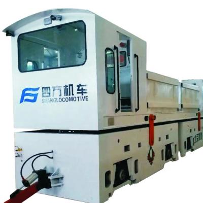 China 85t Underground Mine Tunnel Driving Train Battery Locomotive 9184*2000*3300mm for sale