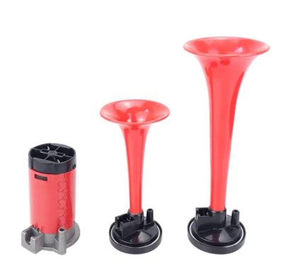 China Double Trumpet 12V Vehicle Plastic Super Loud Loud Noise Vehicle Car Van Truck Boat Air Horn for sale