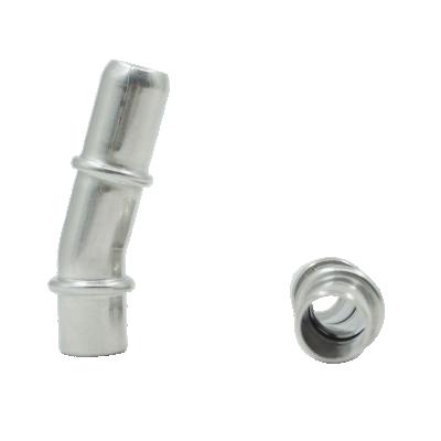 China Metal 304 stainless steel water tube connection elbow tube customized for auto parts SS-MTP-006 for sale