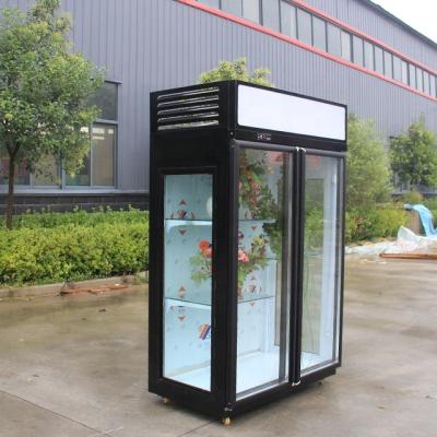 China Single-temperature Moden Style Store Custom Keeping Cooler Fresh Flowers Flower Refrigerator Store Showcase Display Refrigerator For Cut Flowers Te koop