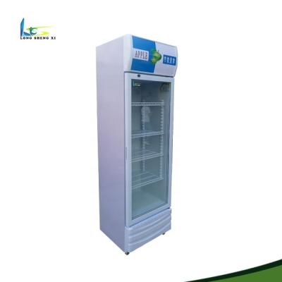 Chine Single-temperature Environmental Friendly Glass Vertical Fresh Vegetable Fridge à vendre