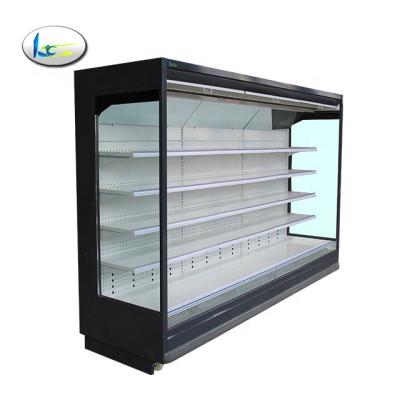 Chine Hot Sale Single-temperature Vegetable Air Curtain Display Fridge Used Fruit Cooler à vendre