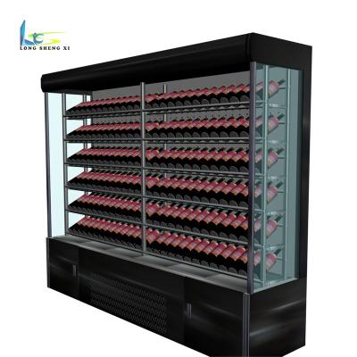 China Single-temperature Supermarket Display Cooler Fridge Wine Bar Static Cooling Cabinet For Home With Low Noise Te koop