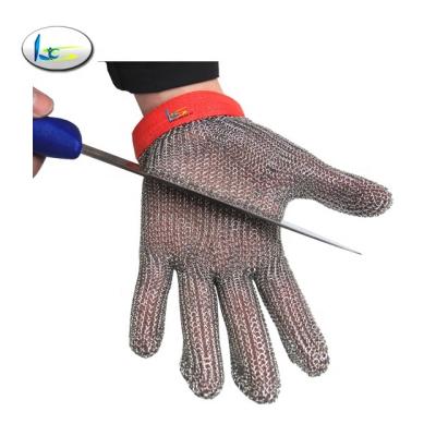 Chine Level 5 Whole Cut Heavy Duty Wire Mesh Anti-cut Stainless Steel Injury Gloves Safety Protection Hand Gloves à vendre