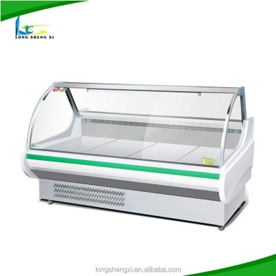 China Single-temperature new style meat display refrigerator used meat display à venda