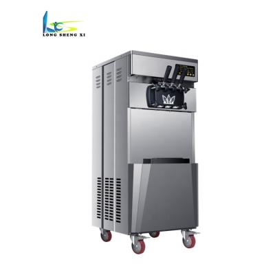 China Snack factory soft serve ice cream making machine stainless steel commercial ice cream maker soft ice cream machine zu verkaufen