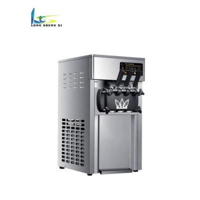 China Snack plant 18L/20/36/48L per hour capacity factory price soft ICE CREAM MACHINE soft ice cream maker for sale/commercial machine with airpump zu verkaufen