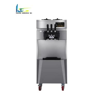 China Hot Selling Straight Snacks Factory Price Ice Cream Maker Stainless Steel 3 Flavors Soft Ice Cream Machine zu verkaufen