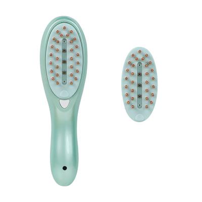 China Beauty Care Make Tools EMS Electric Head Massager Ion Massage Comb USB Recharger for sale