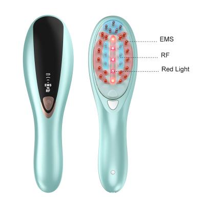 China Vibration Massager Home Use Electric Laser Regrowth Comb Beauty Massage Comb Oil Scalp Massager for sale