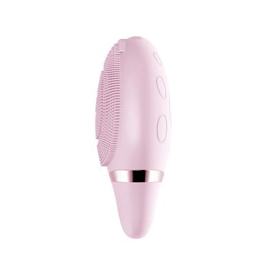 China Moisturizer Electric Facial Massager Brush Silicone Face Seal Deep Facial Pore Cleansing Brush for sale