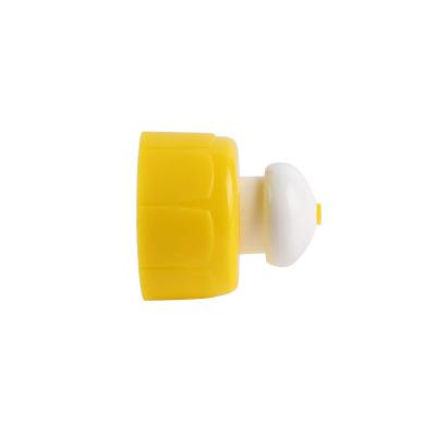 China Non Spill Plastic Water Bottle Flip Top Cap Dishwashing Liquid Push-Pull Custom 28Mm 28/410 PP Sport Water Bottle Plastic Cap for sale