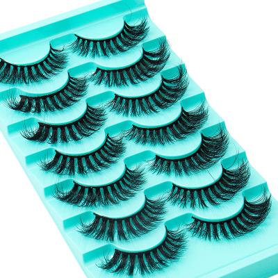 China Full Strip Lashes Private Label 3D Degradable Faux Mink False Vegan Eco Friendly Plant Fiber 25 MM Full Strip Eyelashes With Custom Packing for sale