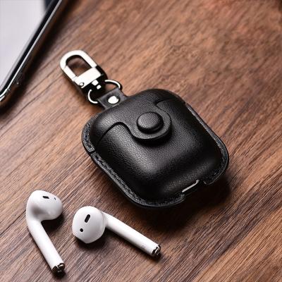 China Accessories Leather Cases Anti-drop Headphone Key Chain Shockproof Charging Cases For Airpods Pro Generation Case for sale