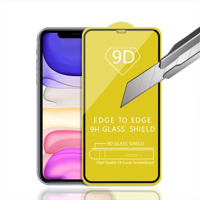 China Hot Mobile Phone Screen Protector 9D 9H Full Glue Cover Film For Iphone 13 pro Max Tempered Glass Screen Protector For Iphone X Xs Max Xr 8 plus 7 6 6S for sale