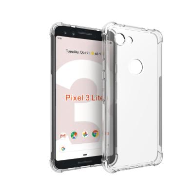 China Air Bulk Suction Anti-drop Price Transparent Cheap Tpu Mobile Phone Cases For Google Pixel 3 4 XL 5A 5G Mobile Phone Back Shell Covers for sale