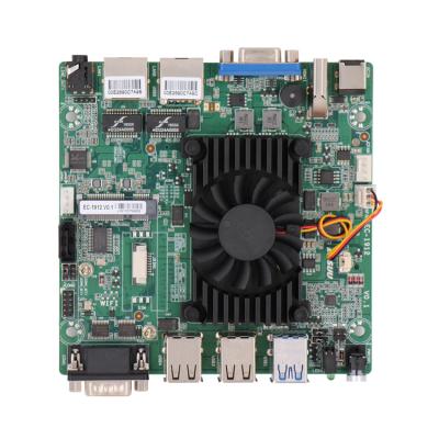 China Intel j1900 server/workstation din itx small computer pc linux human machine interface din embedded desktop motherboard ddr3 to pos lvds mainboard for sale