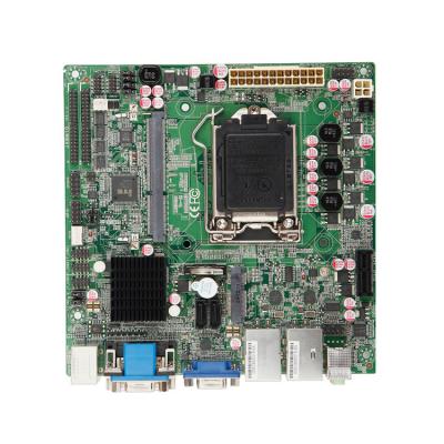 China Lga1150 4th gen processor rs485/rs232 industrial military x86 lcd display mini itx computer mainboard for digital signage for sale