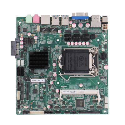 China Desktop pc core i7 i3 computer desktop placa i dual intel itx wifi main server 2 lan h81ddr industrial slim sodimm motherboard for sale