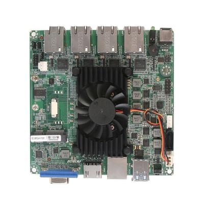 China Firewall 4 LAN Ports Intel 3865U i3 i5 i7 Pfsense For Industrial Server Mini Itx Hardware Computer Mini Motherboard 170*170 mm for sale