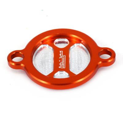 China Aluminum Oil Filter Cover Protector for JFG SXF250 XCF250 EXCF250 XCFW250 XCFW350 EXCF450 SMR450 530EXC for sale