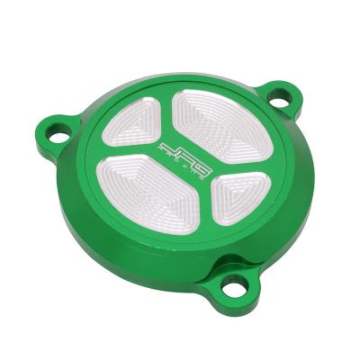 China JFG Motorcycle Aluminum Oil Filter Cover Protector For Kawasaki KLX125 D-TRACKER125 KLX150L KLX150BF KLX150S for sale