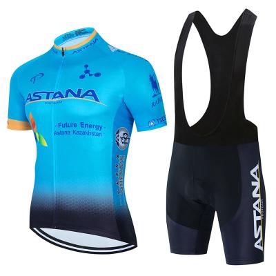 China Breathable Summer Cycling Wear Short Sleeve Suit Quick Dry Unique Cycling Jersey Shorts Sets Castelli Cycling Wear for sale