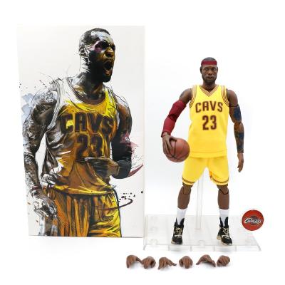 China Cavs TOY ASQ basketball star NBA LOS MODELS 1/9 color box figure model toy no. 23 by LeBron James for sale