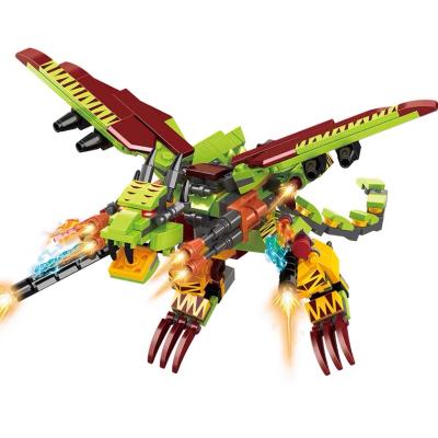 China ASQ ABS Material Eco-friendly TOY Wholesale High Gloss Raise IQ Color Box Set 8 in 1 Building Blocks Dinosaur Jurassic Park Flat Toys for sale