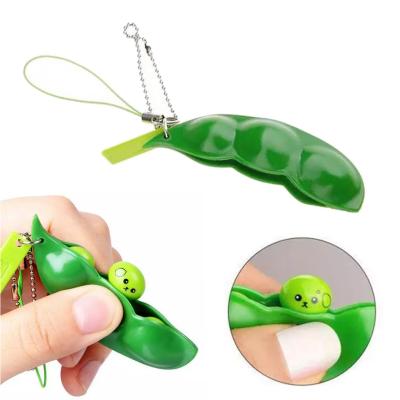 China Relieving Toy ASQ TOY Unlimited Squeeze Edamame Pinch Bean Squeeze Toy Music Decompression Duct Magic Head Chain Decompression Toys Creative Release Ball Squeeze Beans for sale