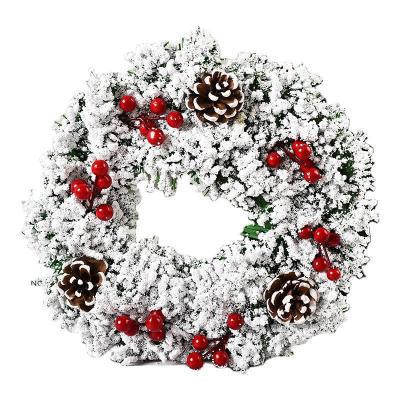 China Hot New Christmast Ornament ASQ TOY 2021 Fashion Accessories Hand-arranged Decorative Props Christmas Wreath Decoration Supplies for sale