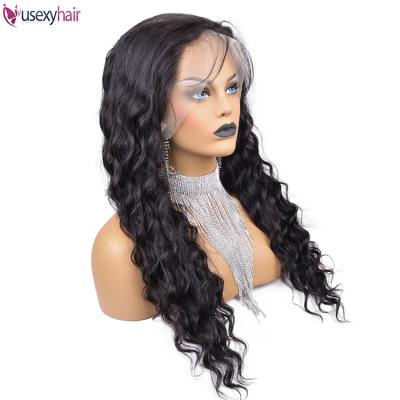 China Loose Wave Unprocessed Loose Wave 100% Raw Indian Cuticle Aligned Virgin Lace Front Human Hair Wigs for sale